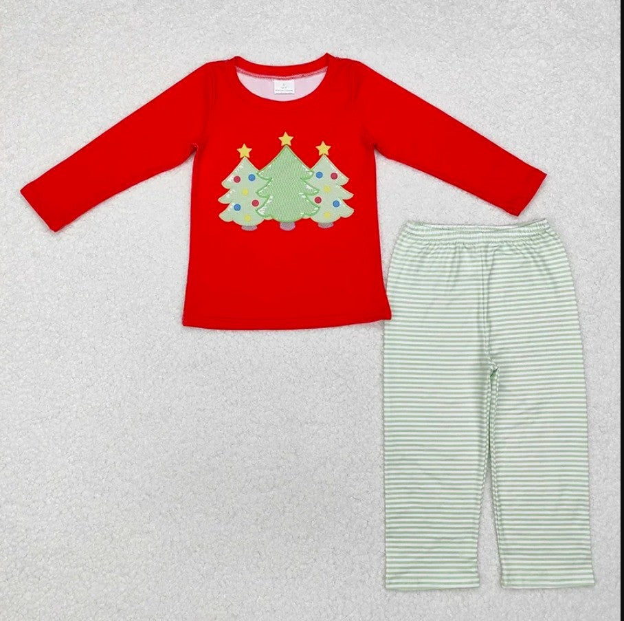 Red Christmas Tree Sibling Collection