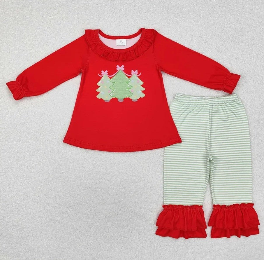 Red Christmas Tree Sibling Collection