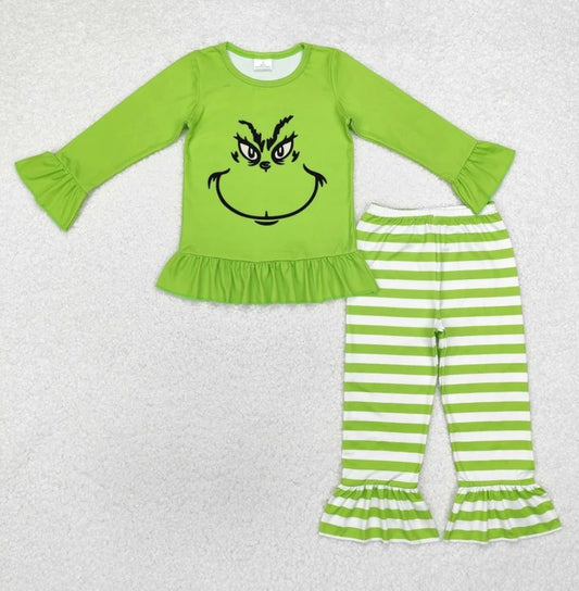 Grinch Face Stripe Set