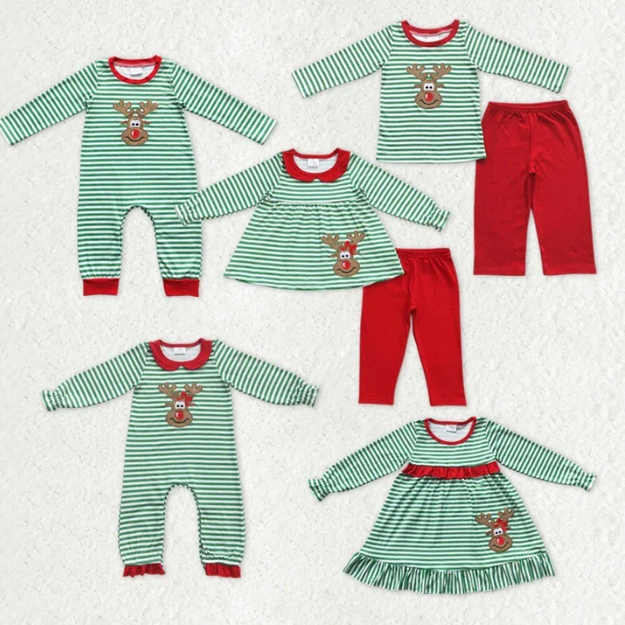 Striped Reindeer Sibling Collection