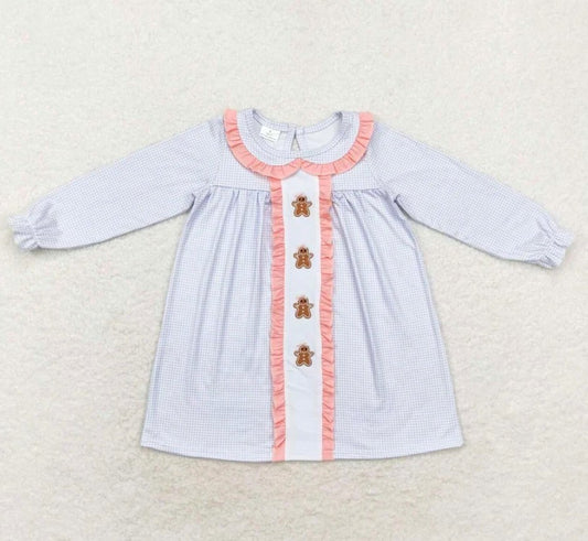 Vintage Gingham Gingerbread Dress