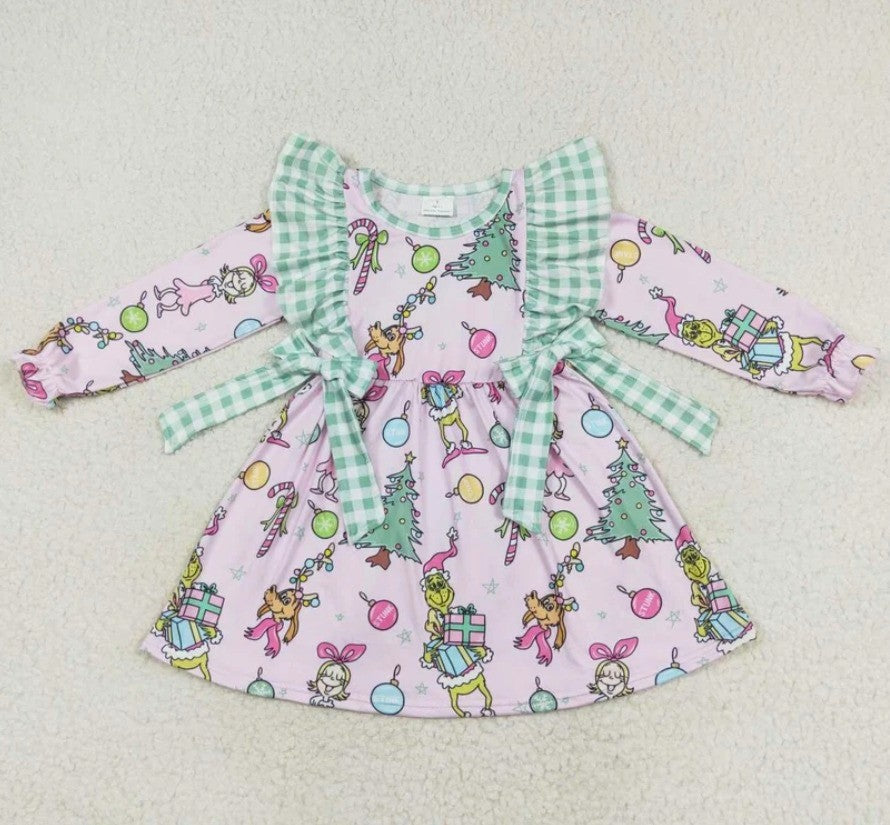 Gingham Grinch Dress