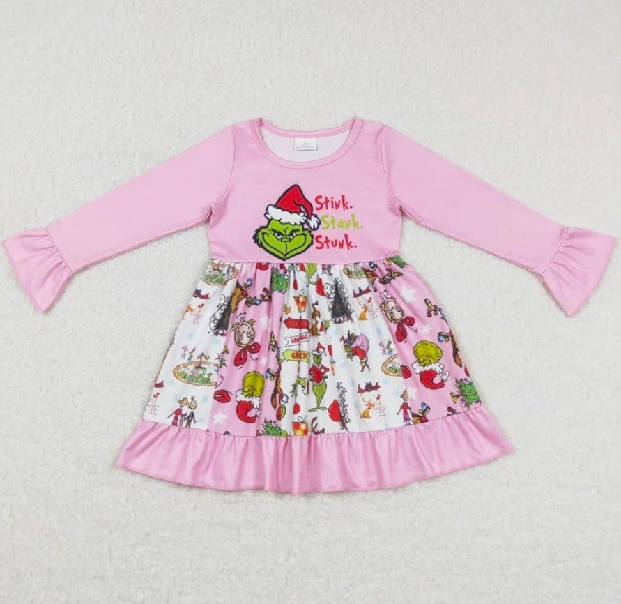 Stink Stank Stunk Grinch Dress