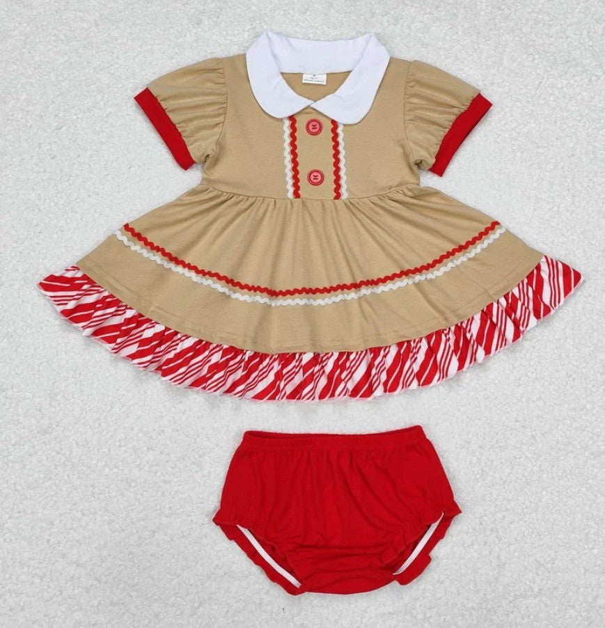 Make Me a Gingerbread Bummie Infant Set