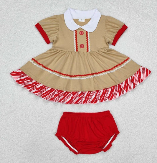 Make Me a Gingerbread Bummie Infant Set