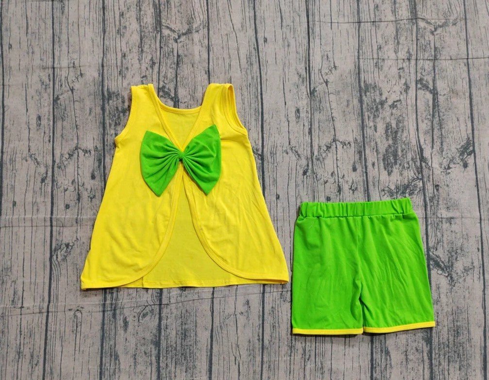 Princess Bow Back Short Set