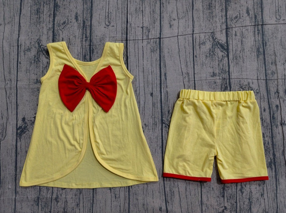 Princess Bow Back Short Set