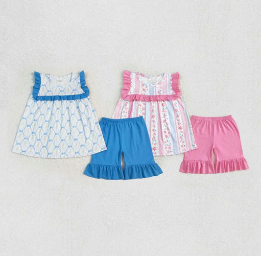 Floral Sibling Short Set