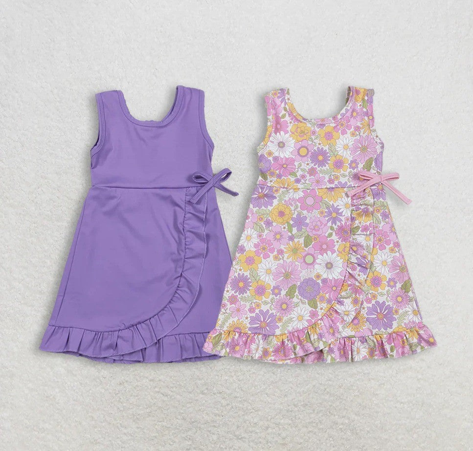 Floral Athletic Yoga Skort Dress