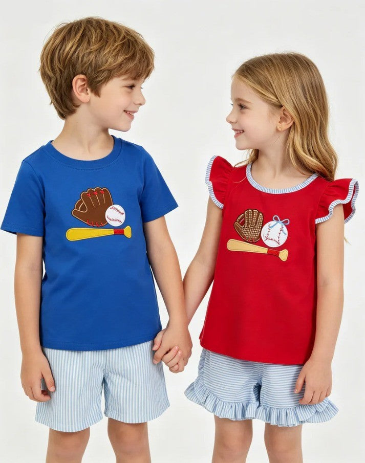 Embroidered Baseball Sibling Collection