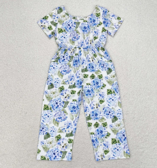 Hydrangea Floral Jumpsuit