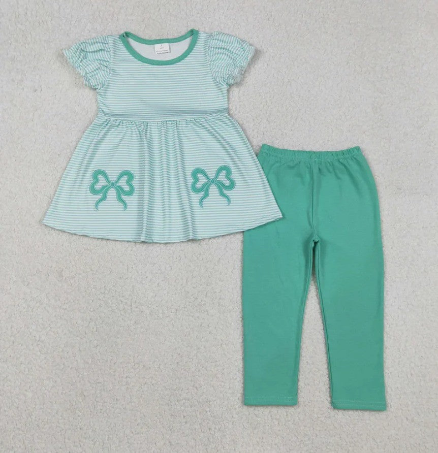 Stripe Bow Pant Set