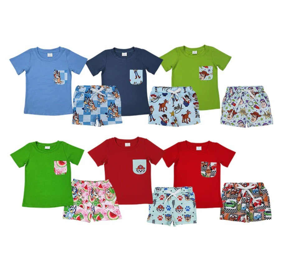Boys Character Short  Set Collection