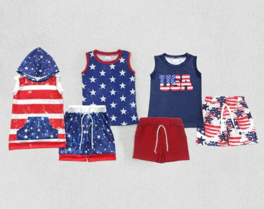 Boys Independance Day July 4 Set