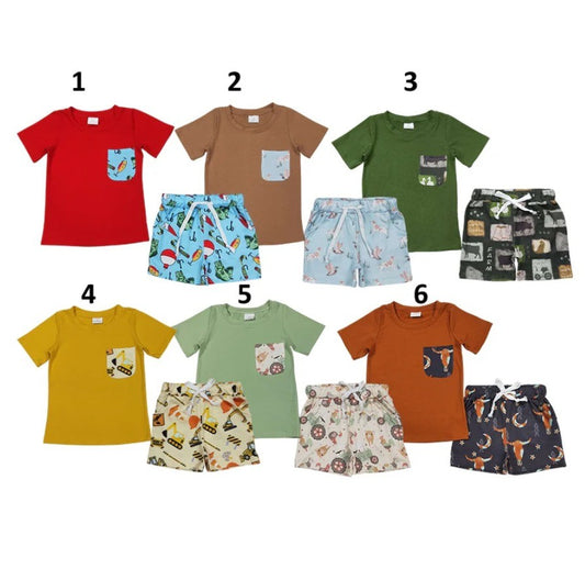 Boys Summer Short Set Collection