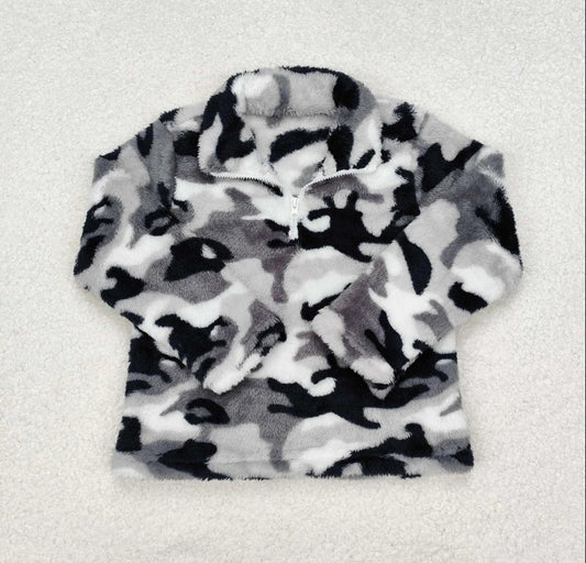 Sherpa Camo Pullover