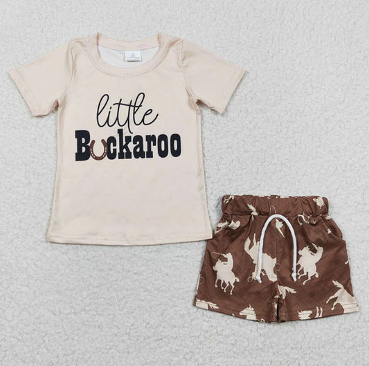 Little Buckaroo Short Set
