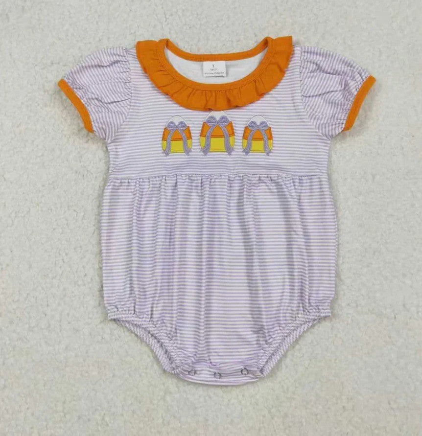 Embroidered Candy Corn Sibling Collection