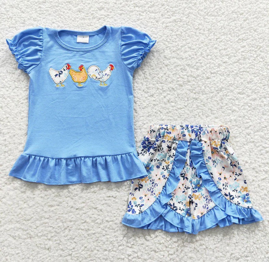 Embroidered Chicken Sibling Collection