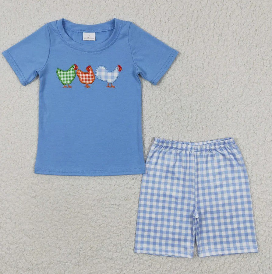 Embroidered Chicken Sibling Collection