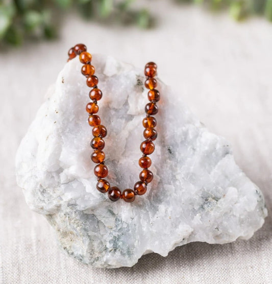 Cognac Baltic Amber Necklace