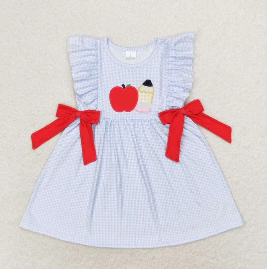 Apple Bow Flutter Dress