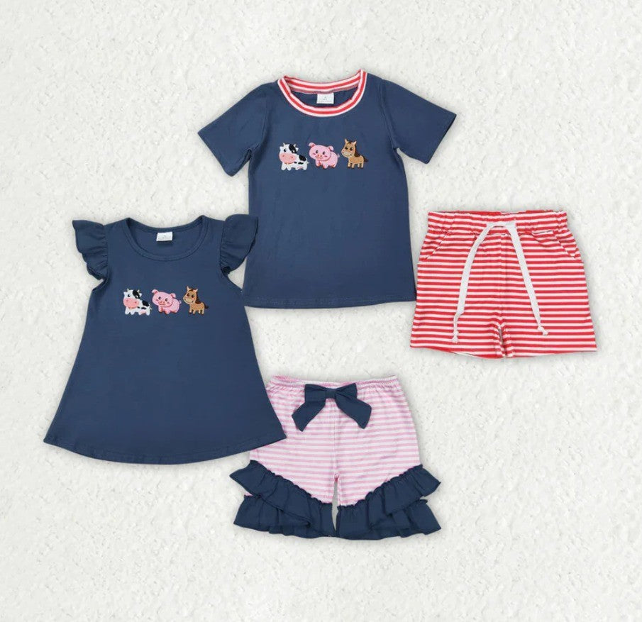 Embroidered Farm Sibling Collection