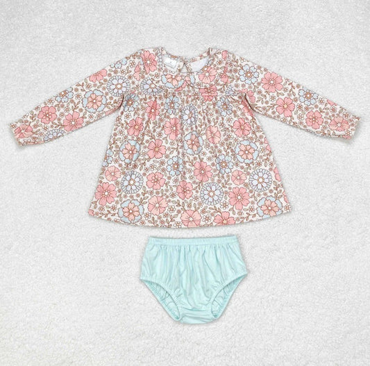 Floral Bummie Dress Set
