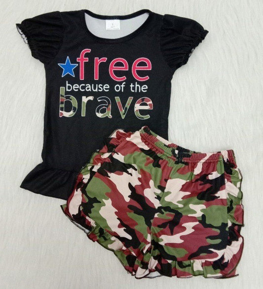 Free Brave Camo Short Set