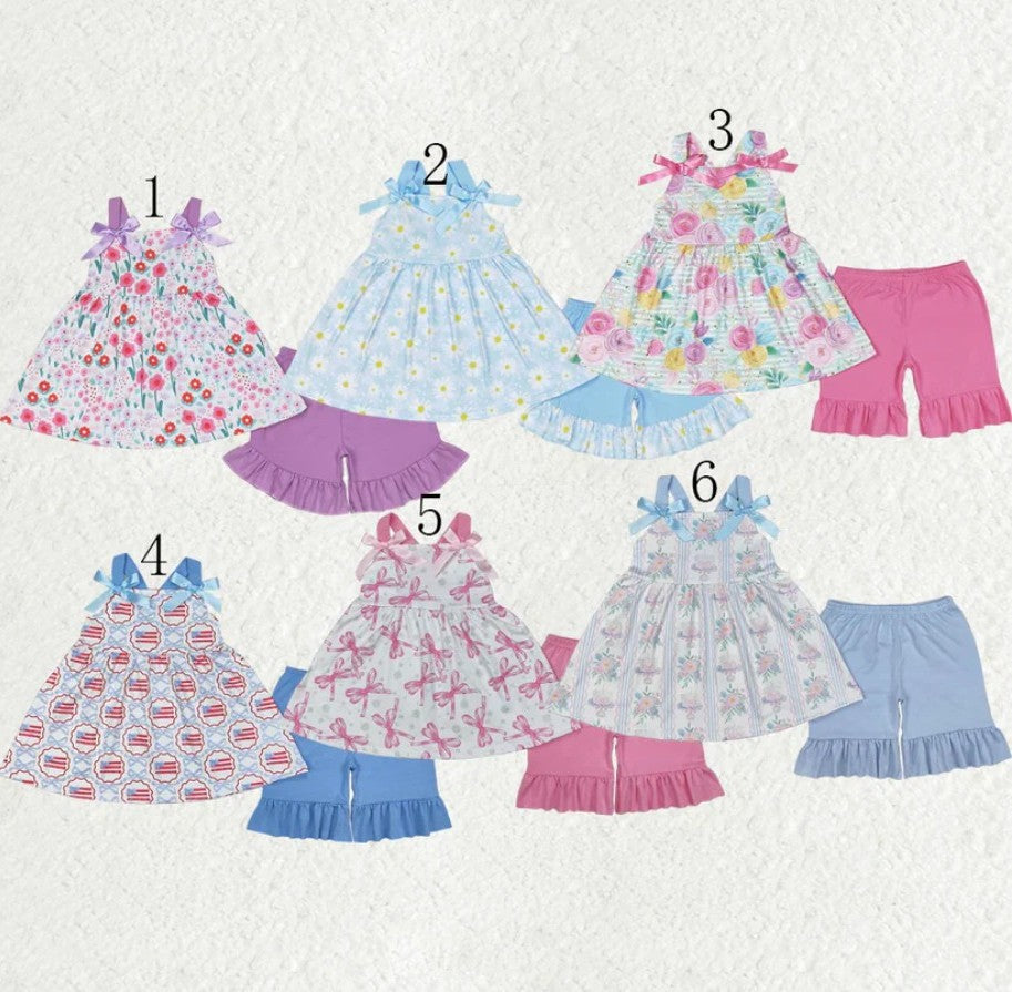 Girls Summer Short Set Collection