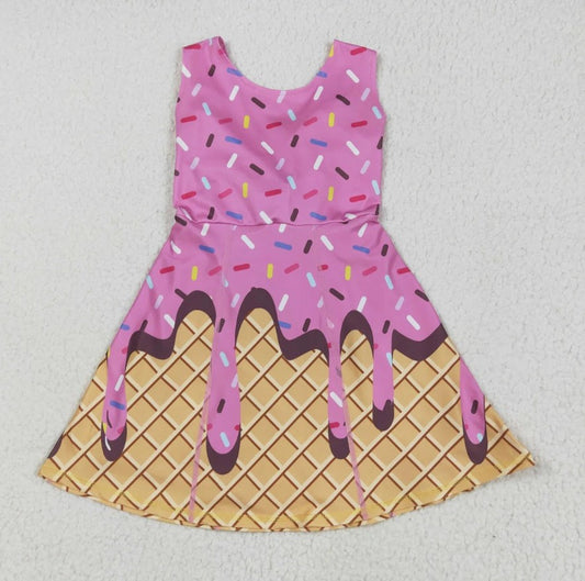 Ice Cream Sprinkles Pink Yoga Skort Dress