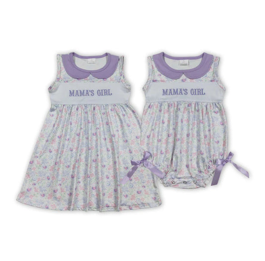 Floral Mama Girl Dress & Romper