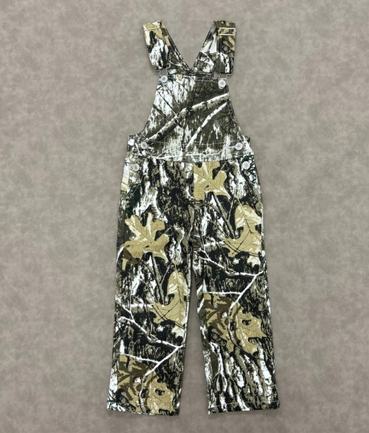 Camo Denim Overall Jeans