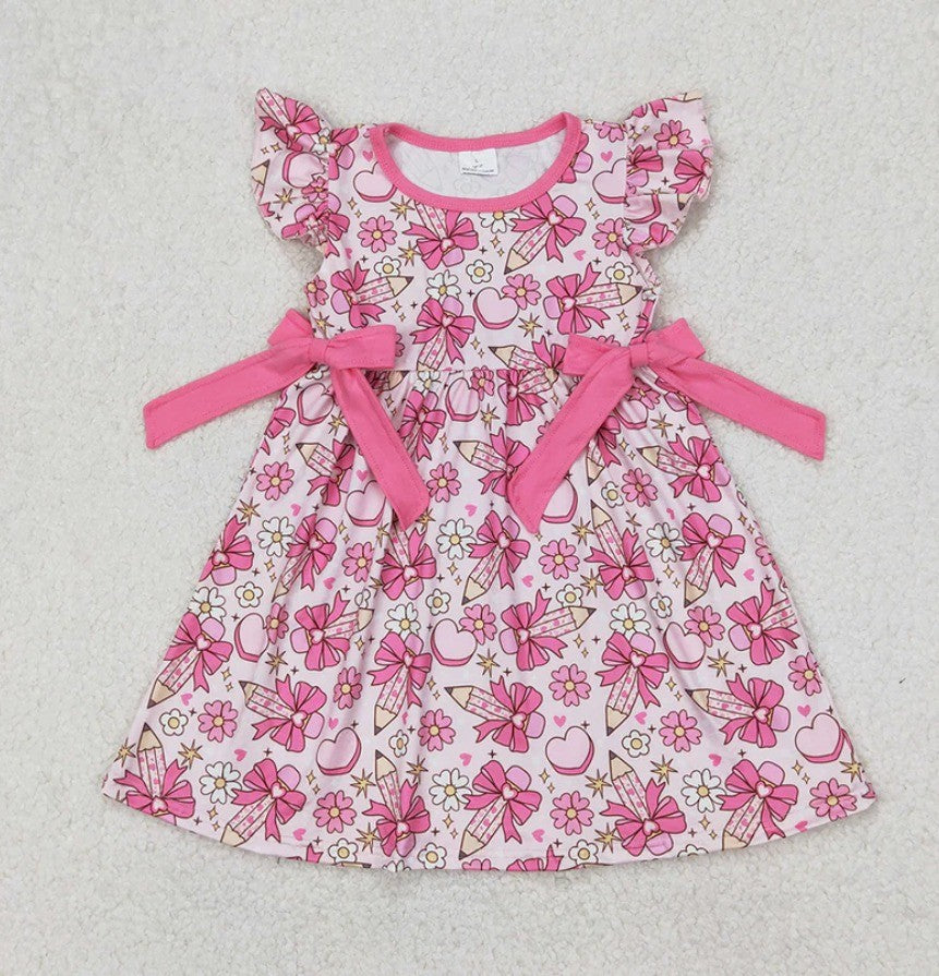Pink Pencil Bow Dress