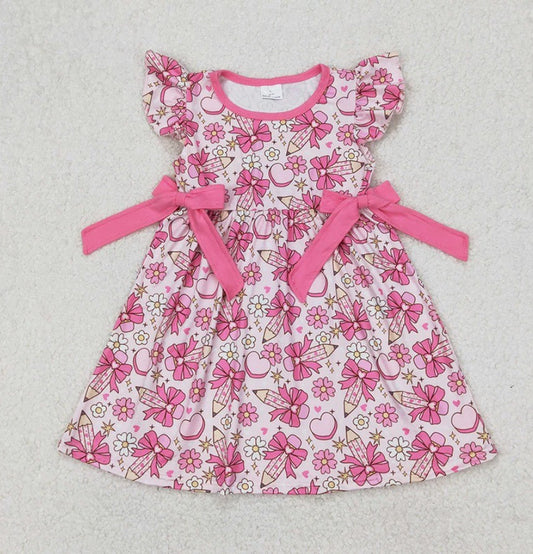 Pink Pencil Bow Dress