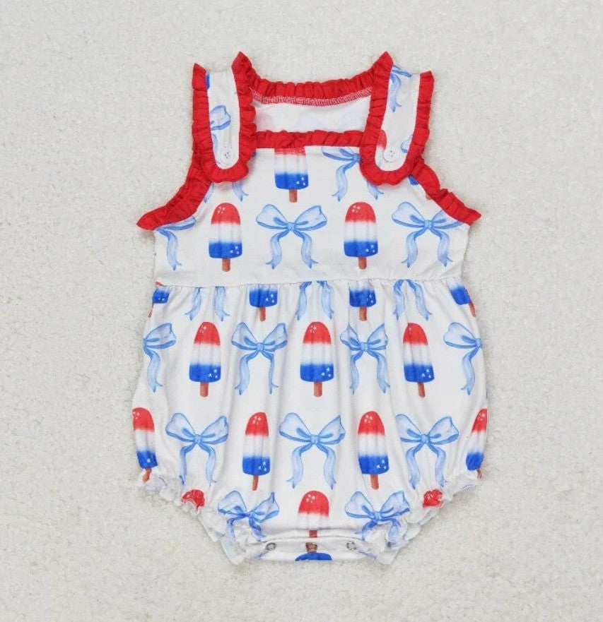 Popsicle 4th of July Romper Set