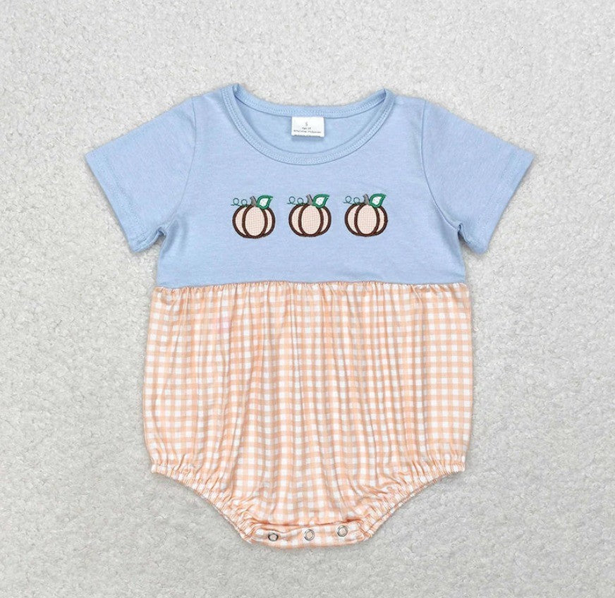 Embroidered Pumpkin Sibling Collection