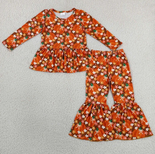 Floral Pumpkin Pant Set