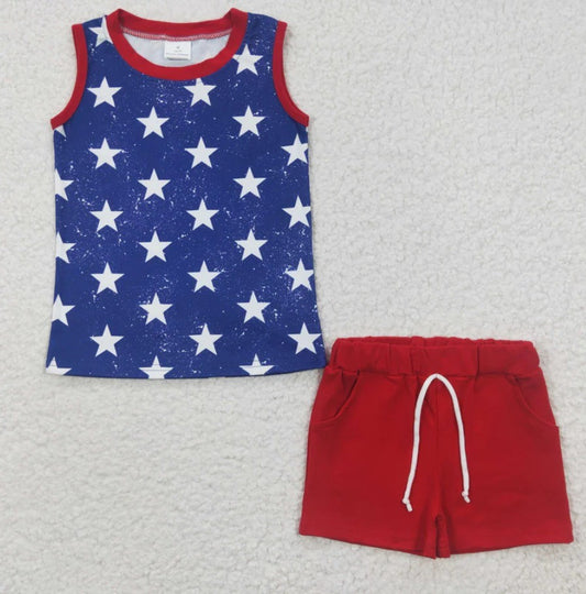 Stars Boy Tank Short Set