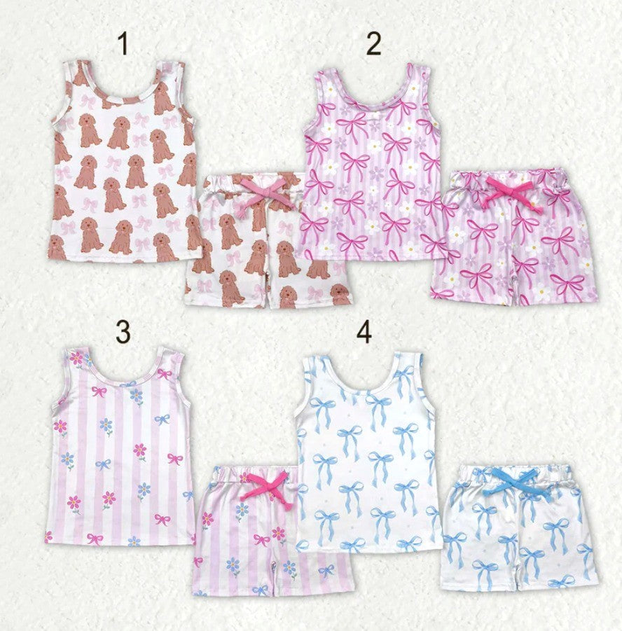 Girls Tank Short Set Collection