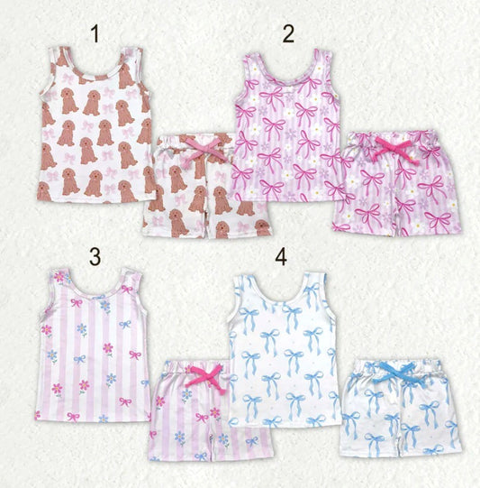 Girls Tank Short Set Collection