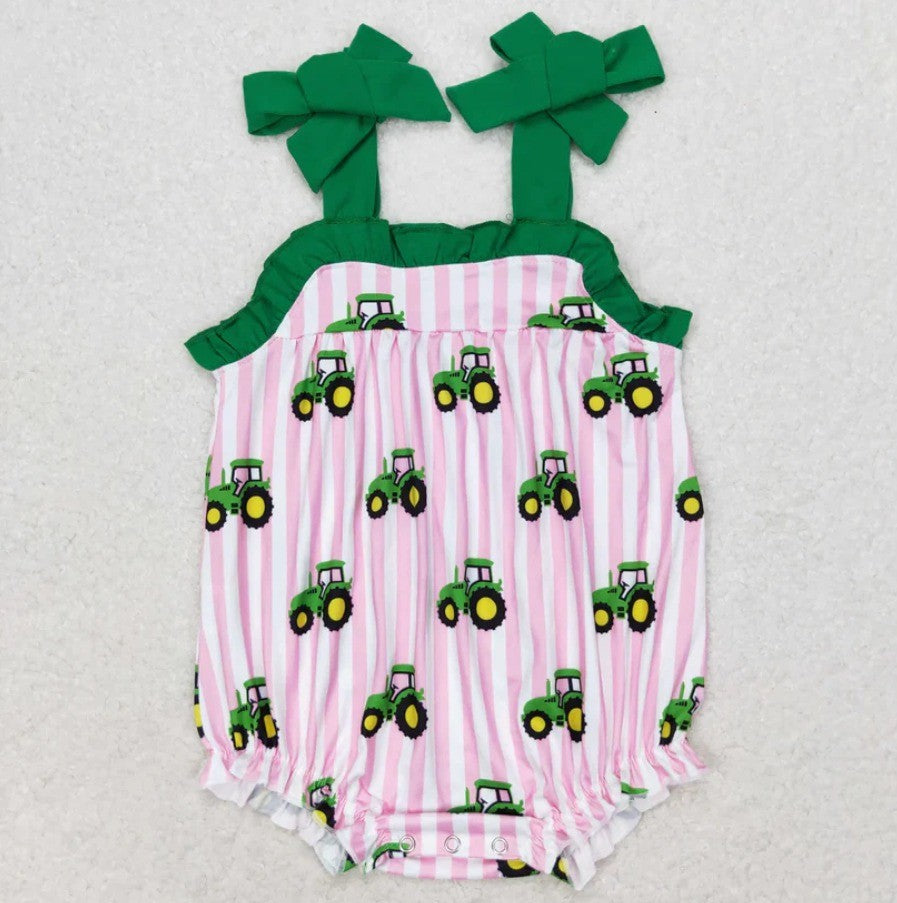 Green Tractor Sibling Set