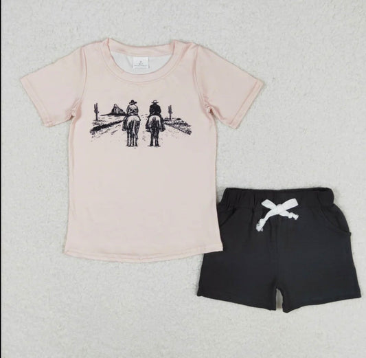 Trail Horse Boys Western Set