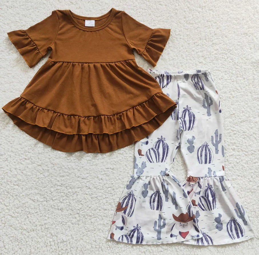 Girls Western Farm Sibling Bell Set