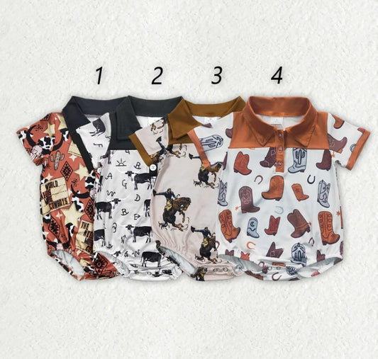 Infant Boy Western Tops
