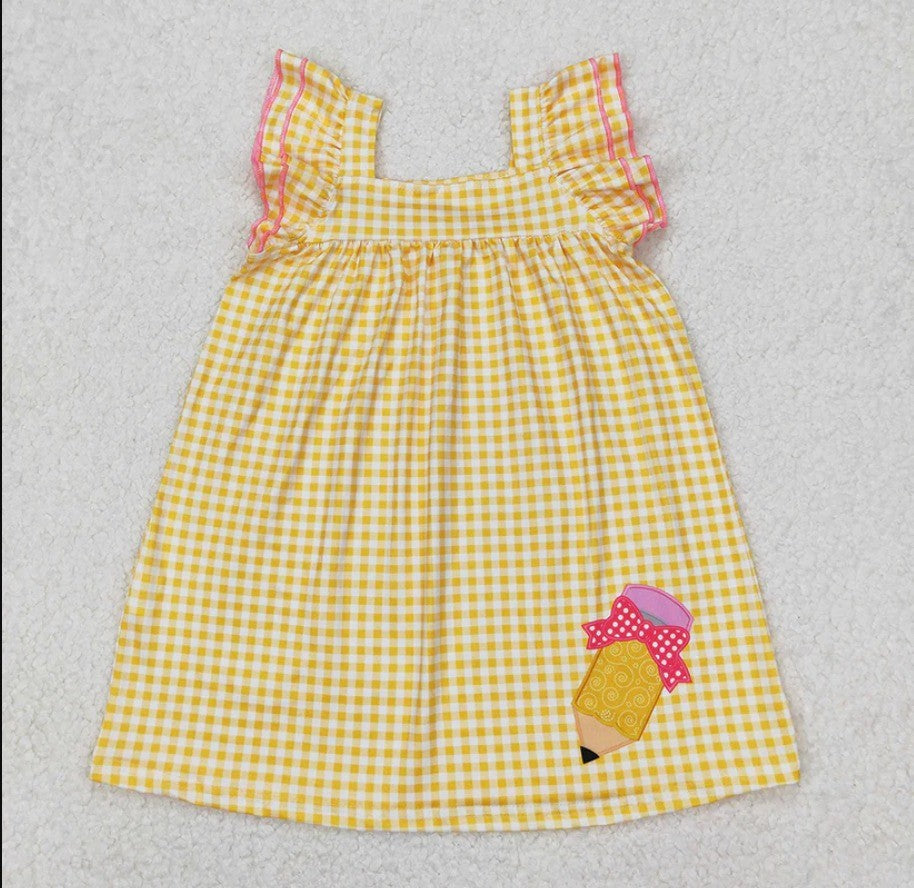 Gingham Pencil Dress