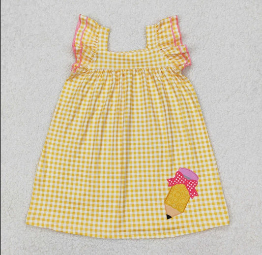 Gingham Pencil Dress