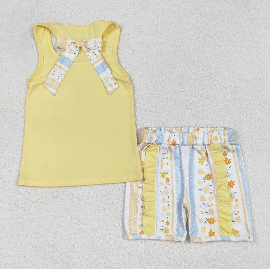 Girls Bow Back Short Collection