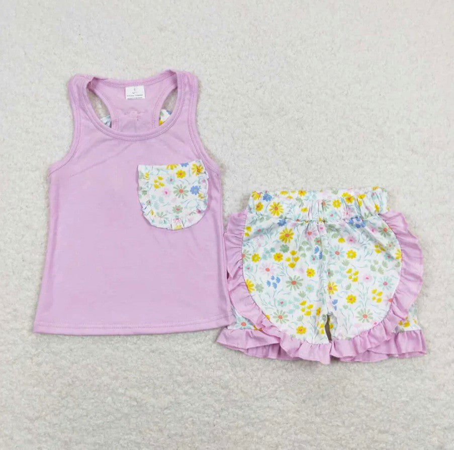 Girls Bow Back Short Collection