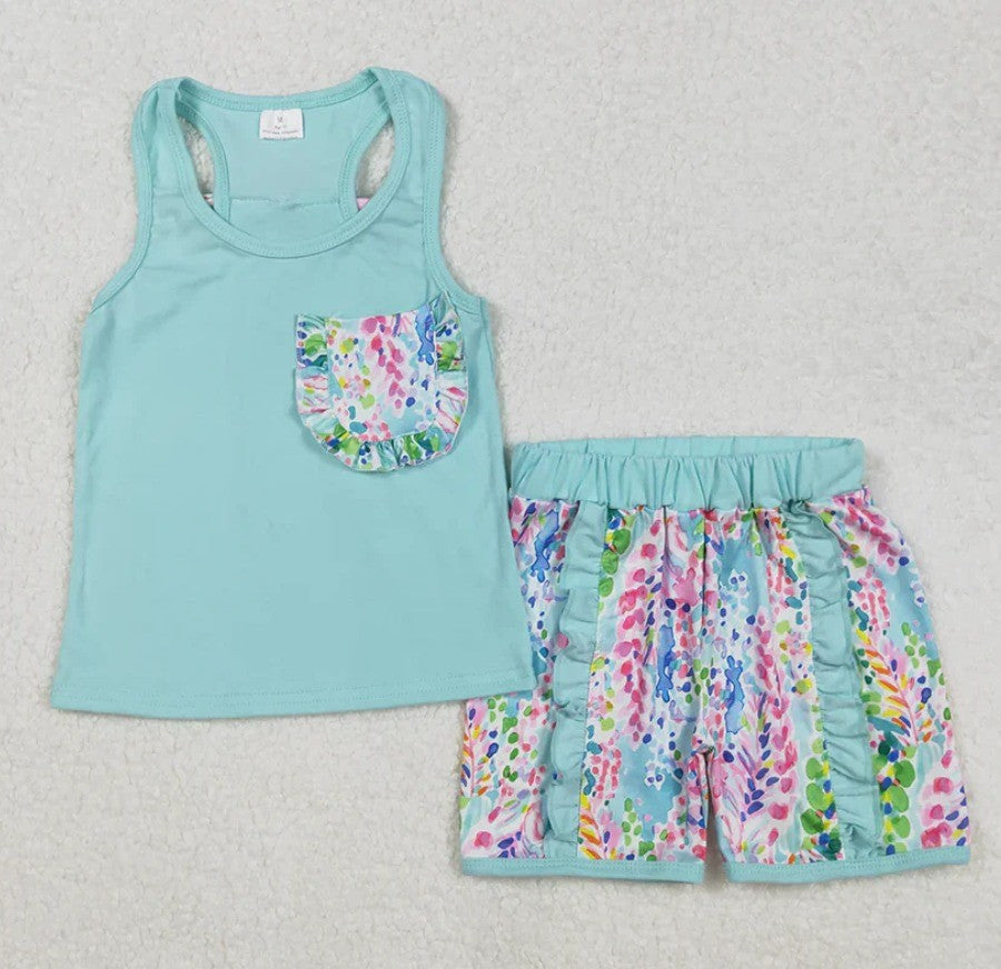Girls Bow Back Short Collection